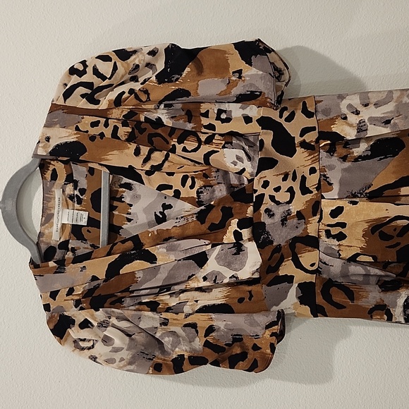 DIANE VON FURSTENBURG Sabine Animal Print Dress Size 6 LUXURY - Picture 6 of 9